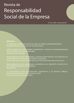 REVISTA DE RESPONSABILIDAD SOCIAL DE LA EMPRESA. Nº 30-2018 III CUATRIMESTRE